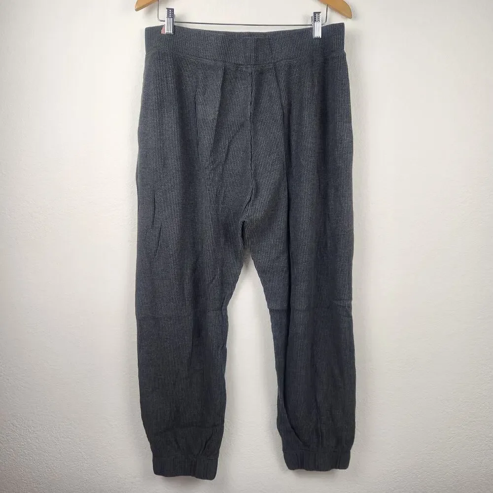 Lunya Restore Thermal Draped Jogger in Mellow Gray Heather Size XL NWOT